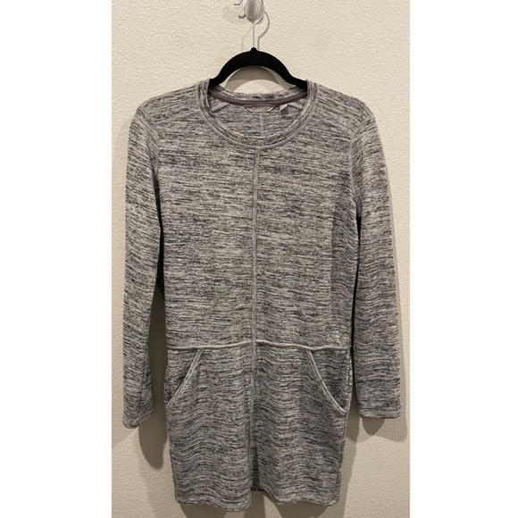 ATHLETA Grey Destiny Long Sleeve Dress - Picture 2 of 5